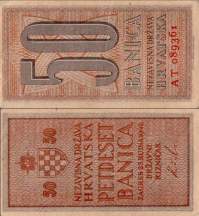 *50 banica Chorvátsko 1942 P6 UNC - Kliknutím na obrázok zatvorte -